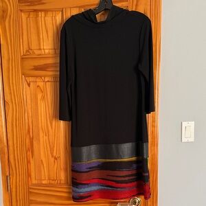 Joseph Ribkoff Black Multicolor Dress